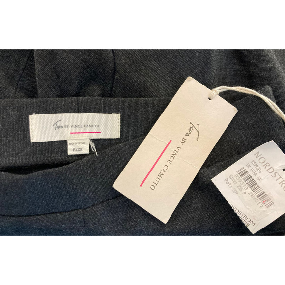 Two by Vince Camuto Back Seam Leggings Size PXXS/Petite 2XS in Dark Grey NWT - Picture 6 of 7